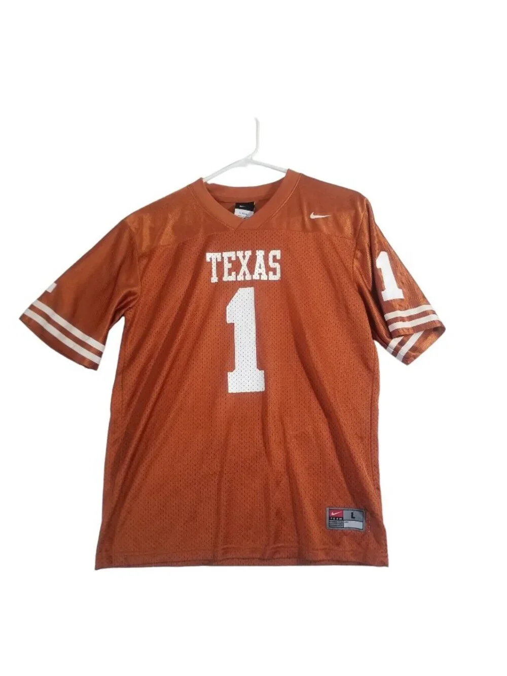 Texas Longhorns Nike Youth Large Jersey #1 Orange NCAA Football Team Shirt